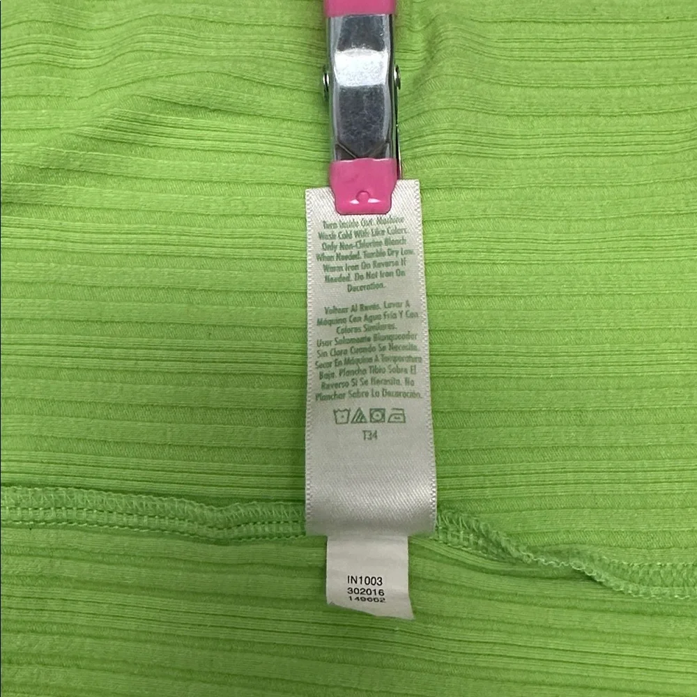 Girls' Neon Green Ribbed Tank Top - Craft Without Limits‎
